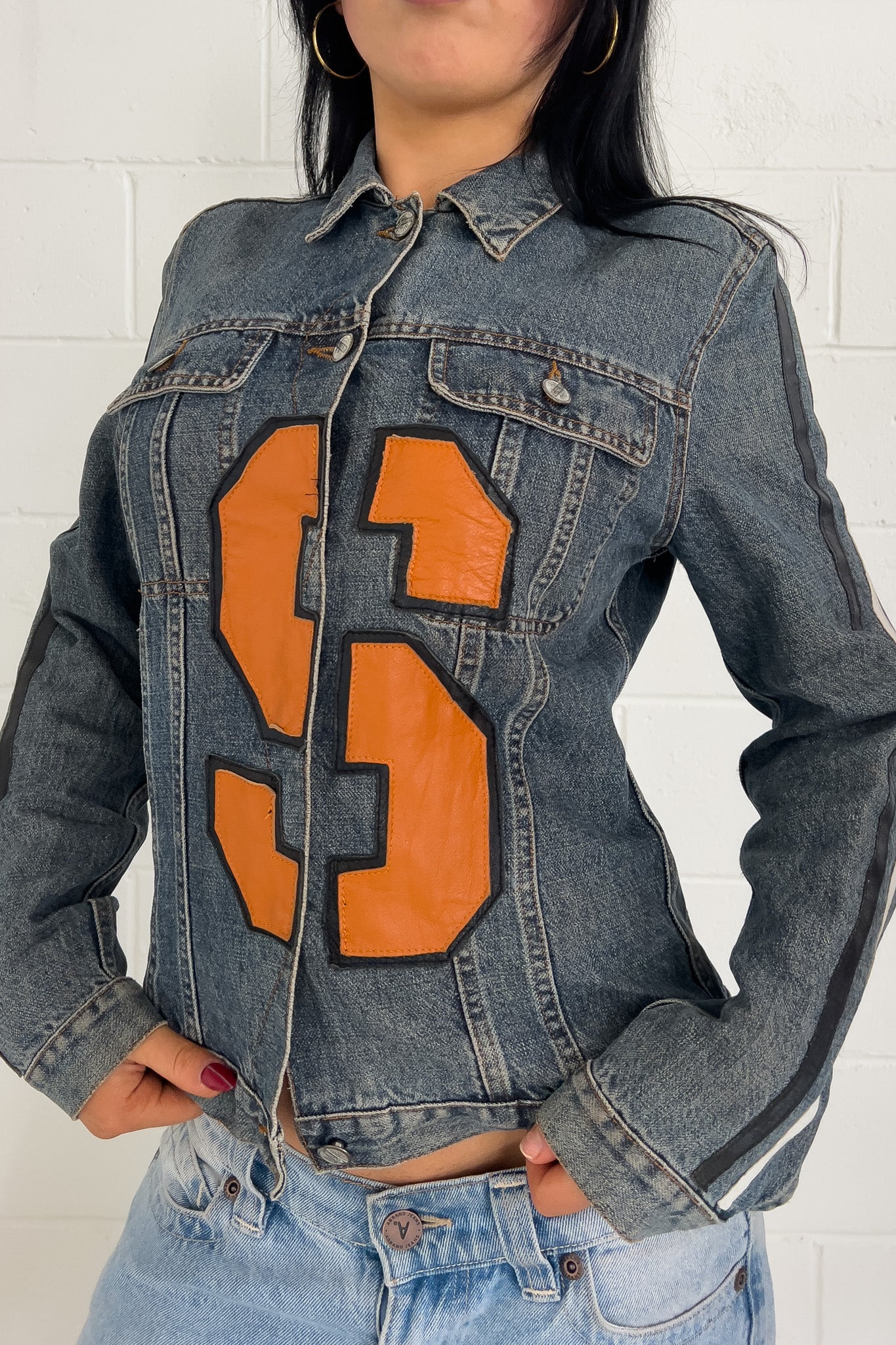 TWIN SET denim "s" jacket ★ Size labelled small (fits medium)