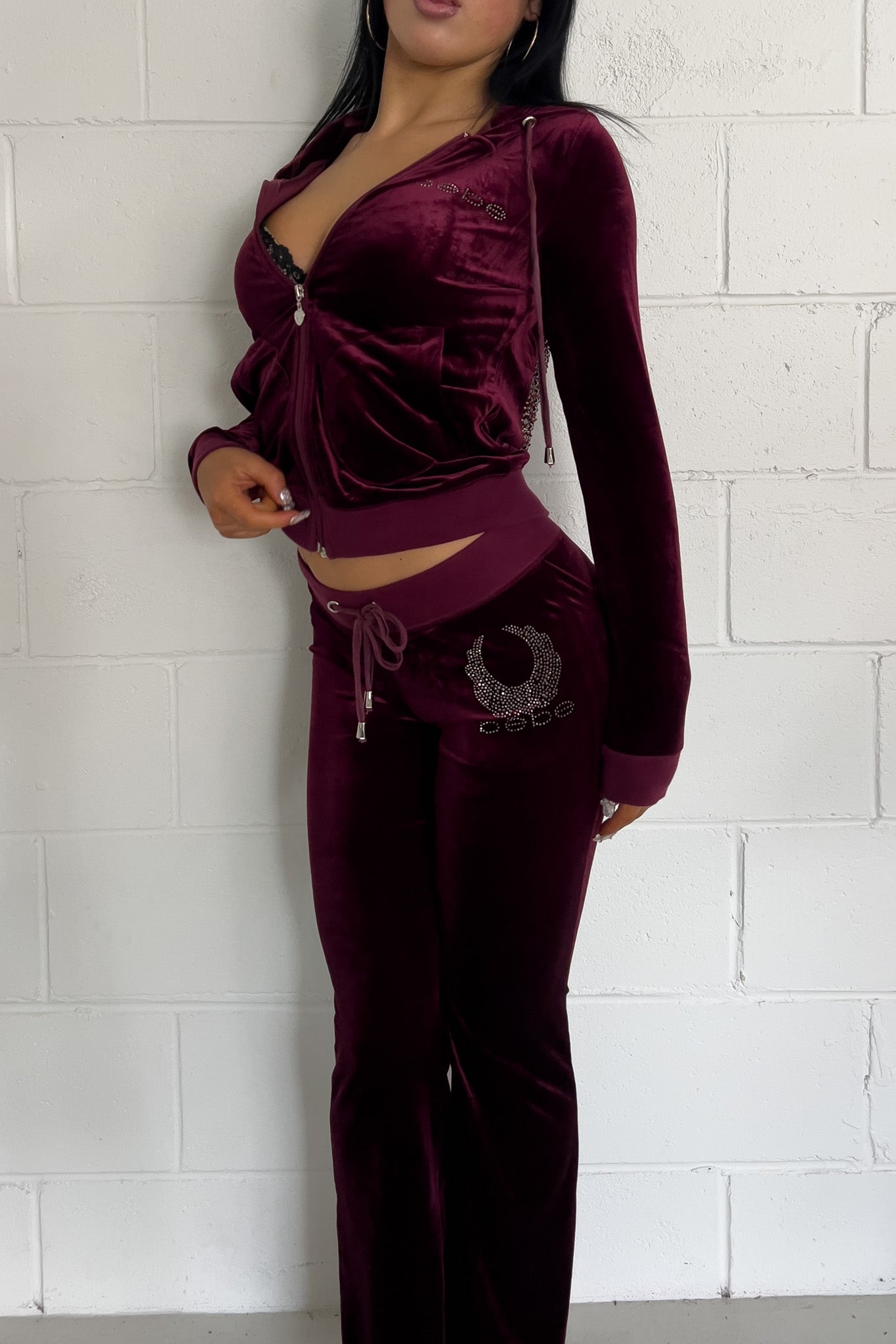 BEBE purple track jacket set ★ Size Est small/medium