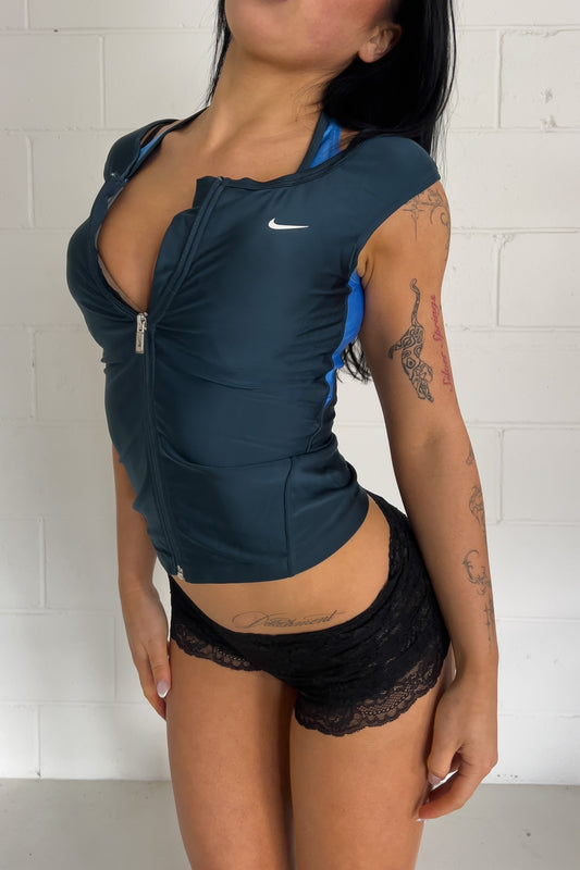 NIKE navy sport tank  ★ Size est medium