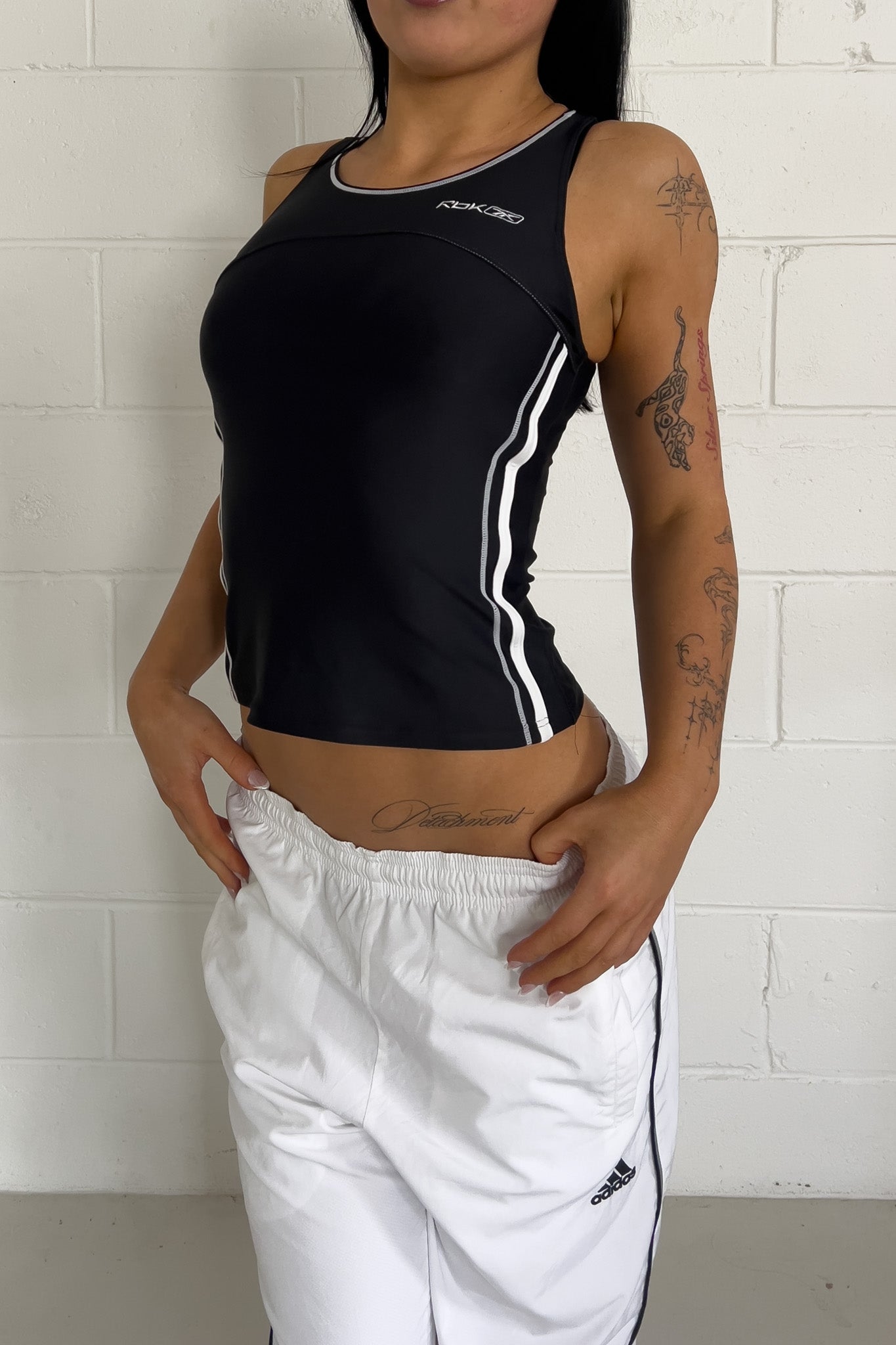 REEBOK black sport tank  ★ Size est small