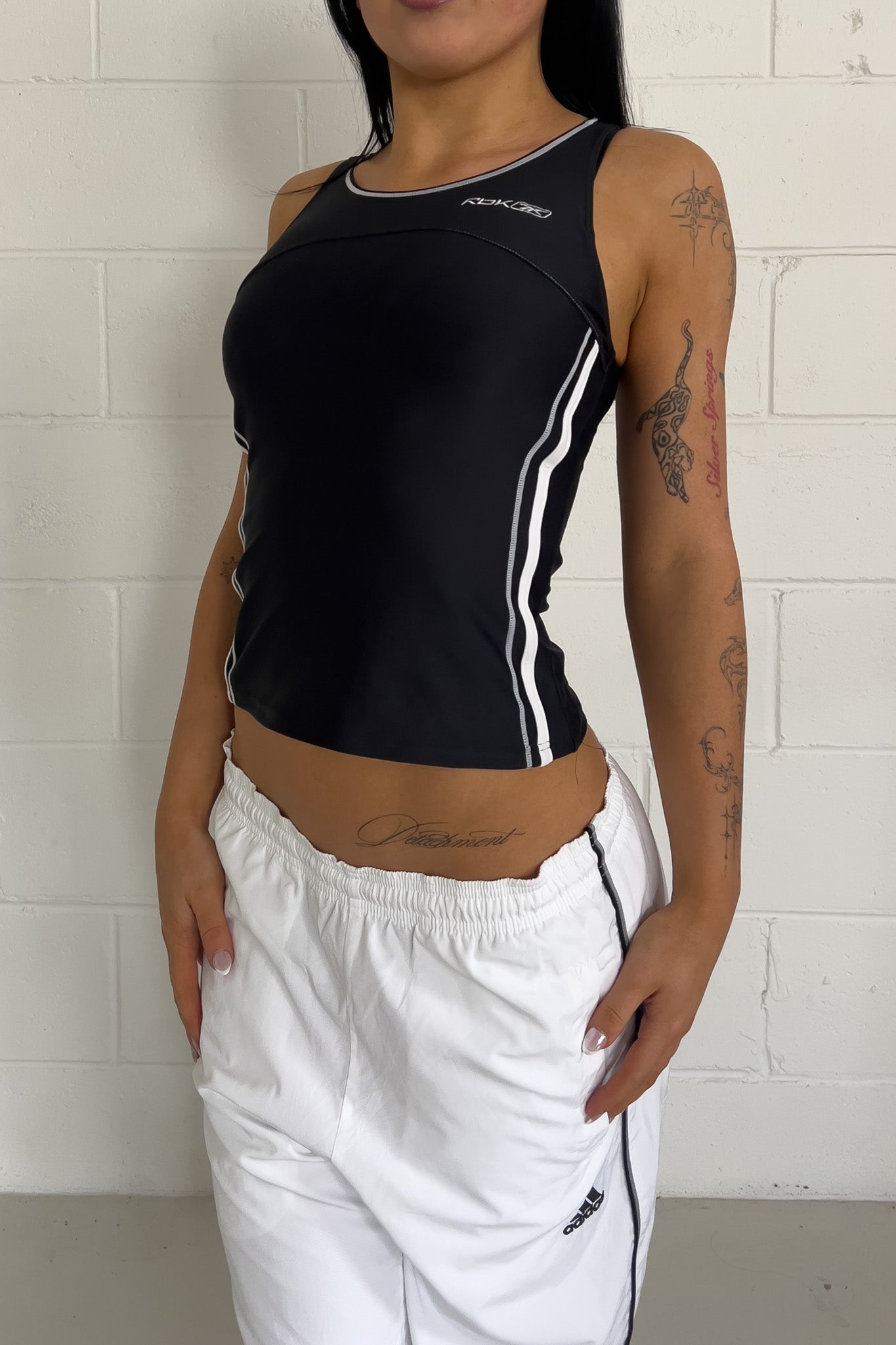 REEBOK black sport tank  ★ Size est small