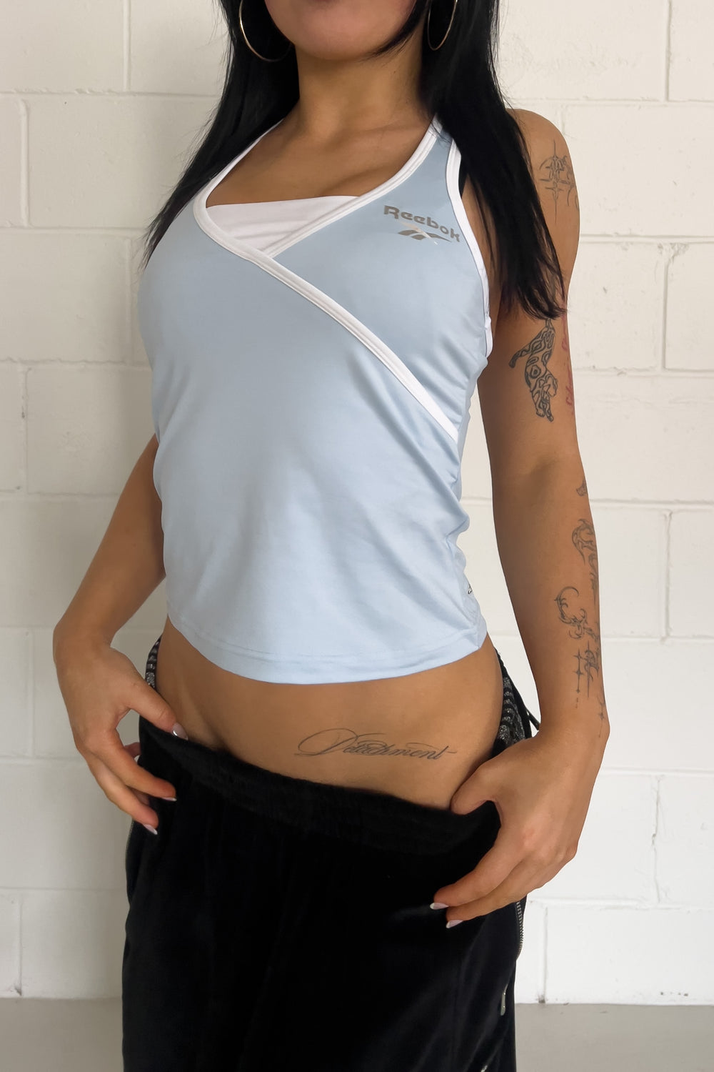 REEBOK blue sport tank ★ Size labelled medium