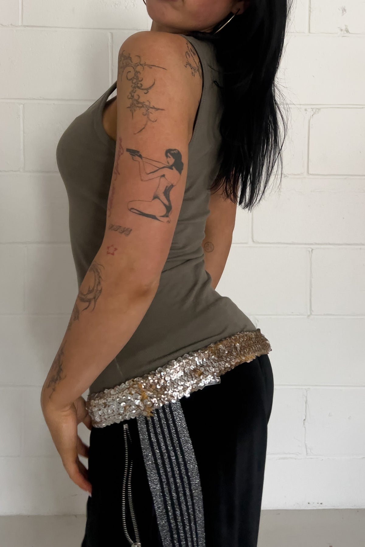 COSTA BIANCA khaki tank ★ Size labelled small