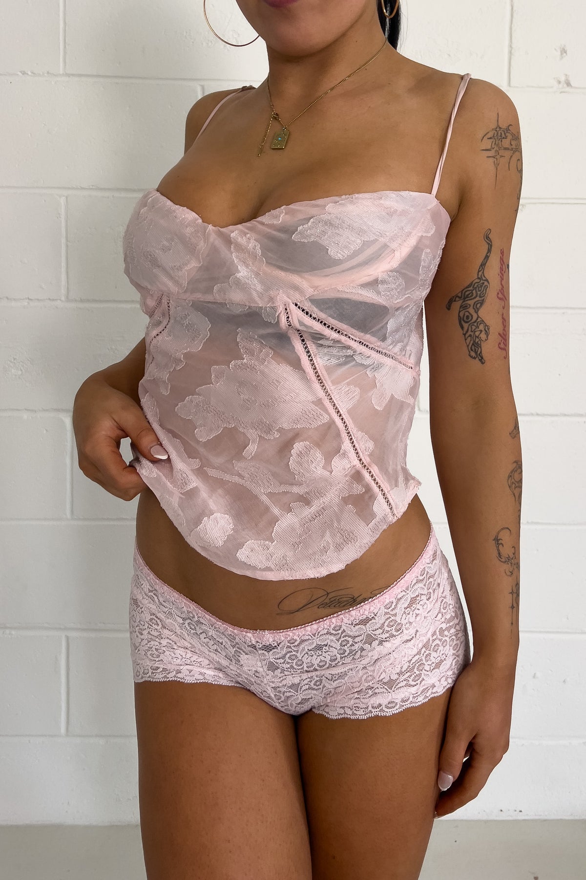 HOUSE CB pink corset ★ Size labelled medium
