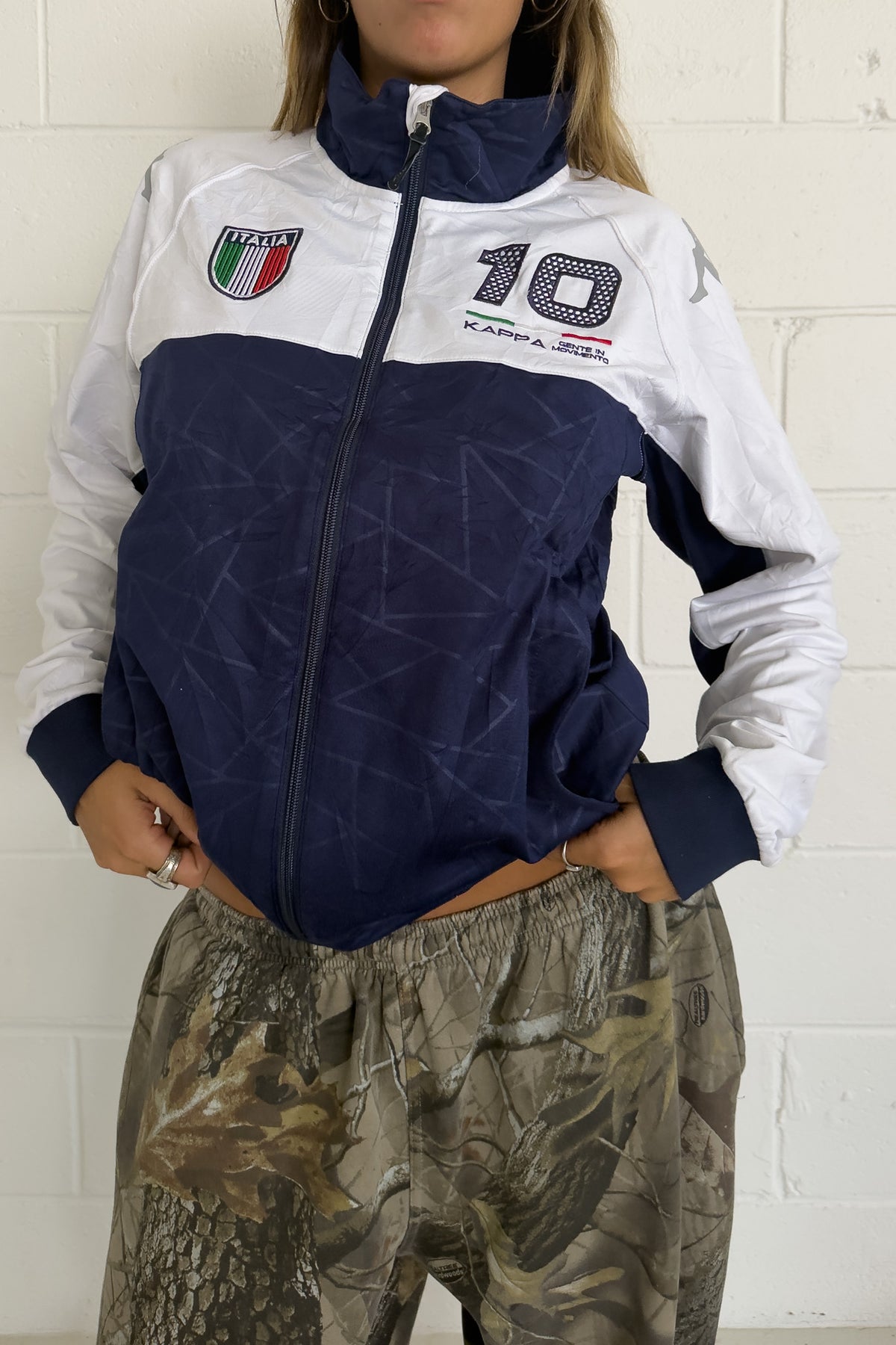 ITALIA  track jacket ★ Size labelled large