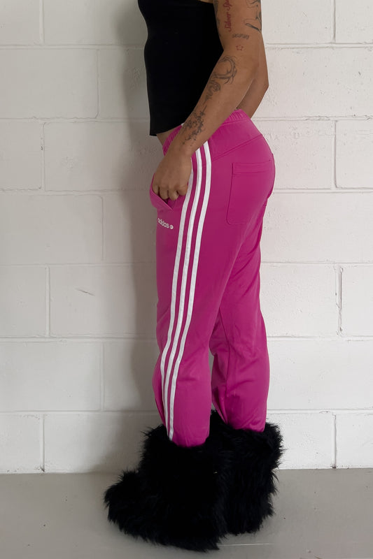 ADIDAS pink two tone trackpants ★ Size labelled M (J)