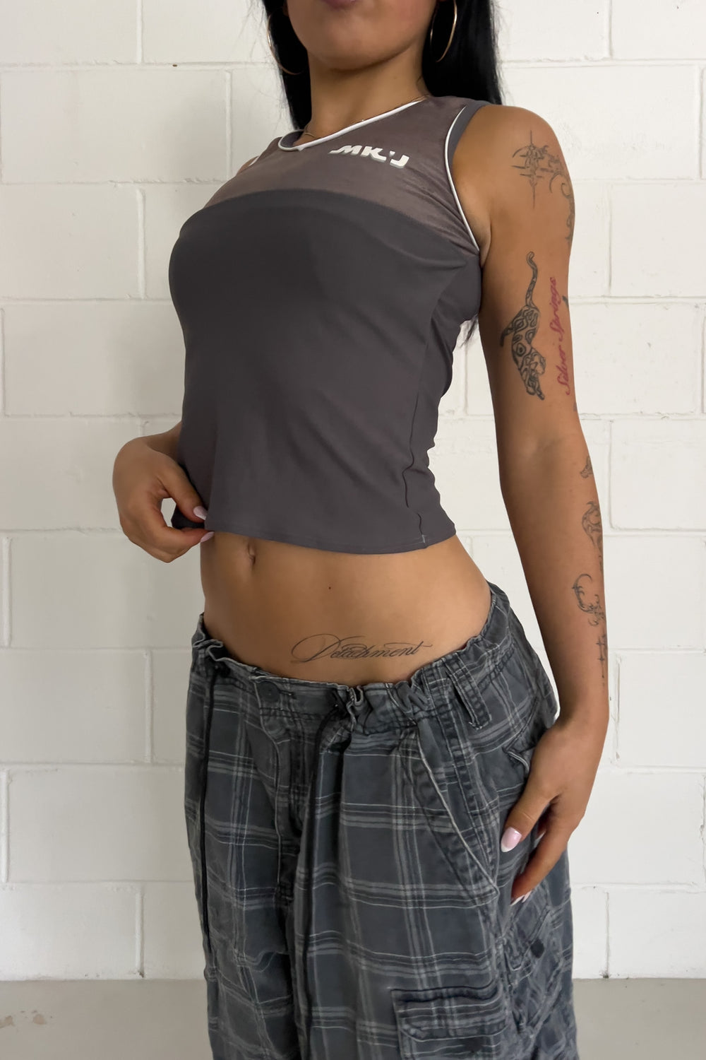 MKJ brown sport tank ★ Size est small