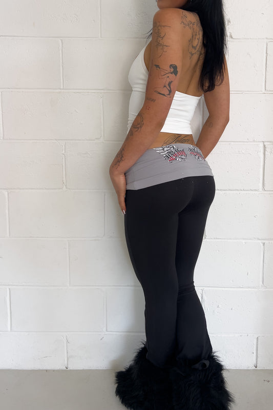 BETTY BOOP black + grey pants ★ Size labelled small