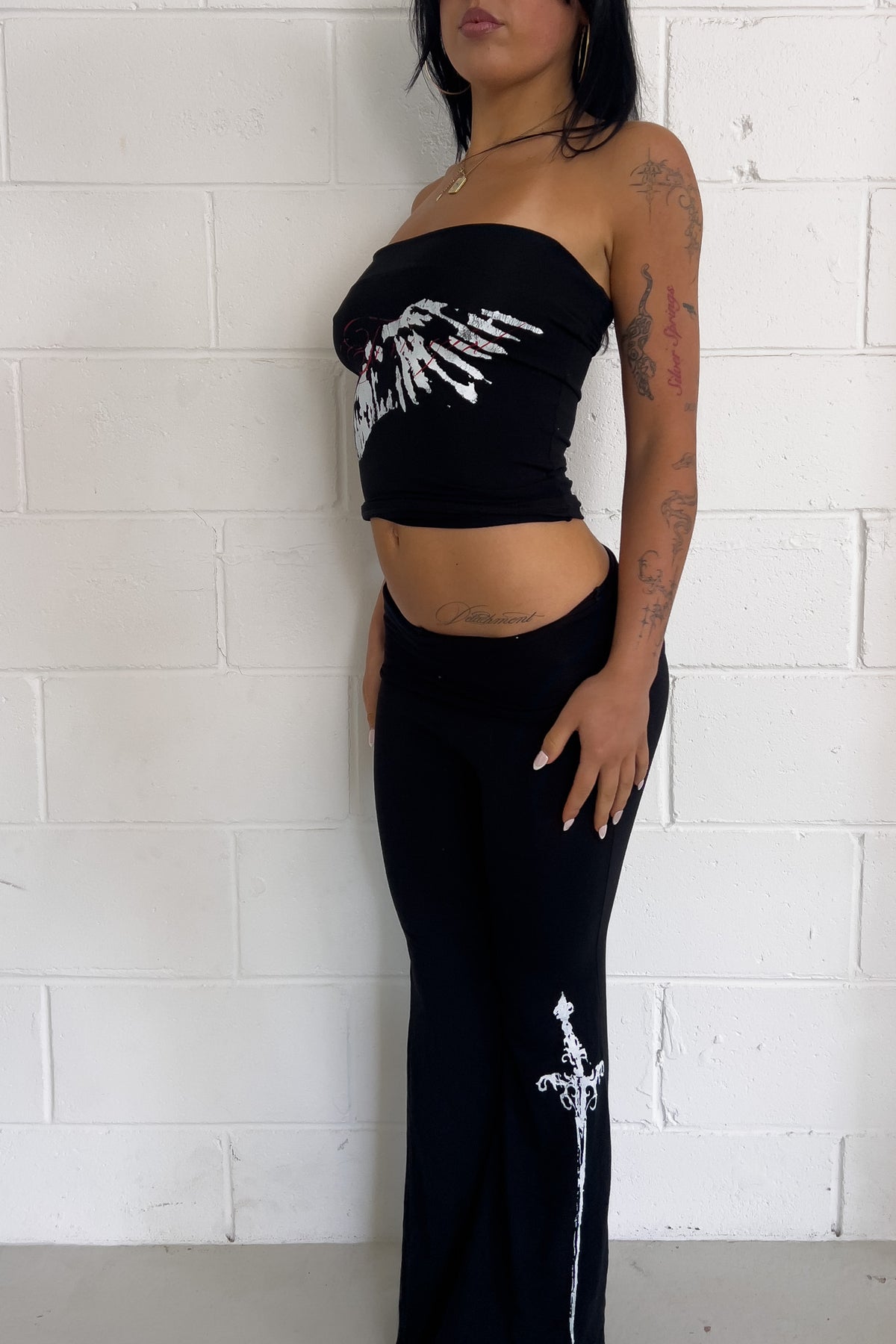 TOXIC GIRL festival set - black ★ Size estimated small