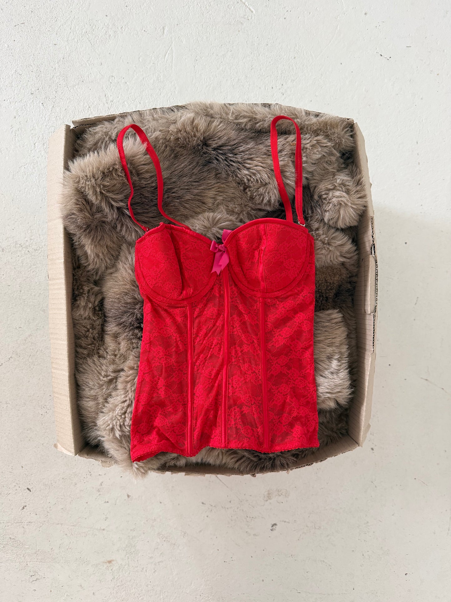 Red festival corset ★ Size est small