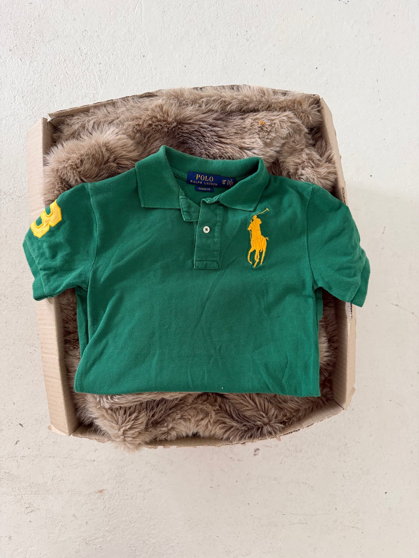 RALPH LAUREN green polo ★ Size labelled small