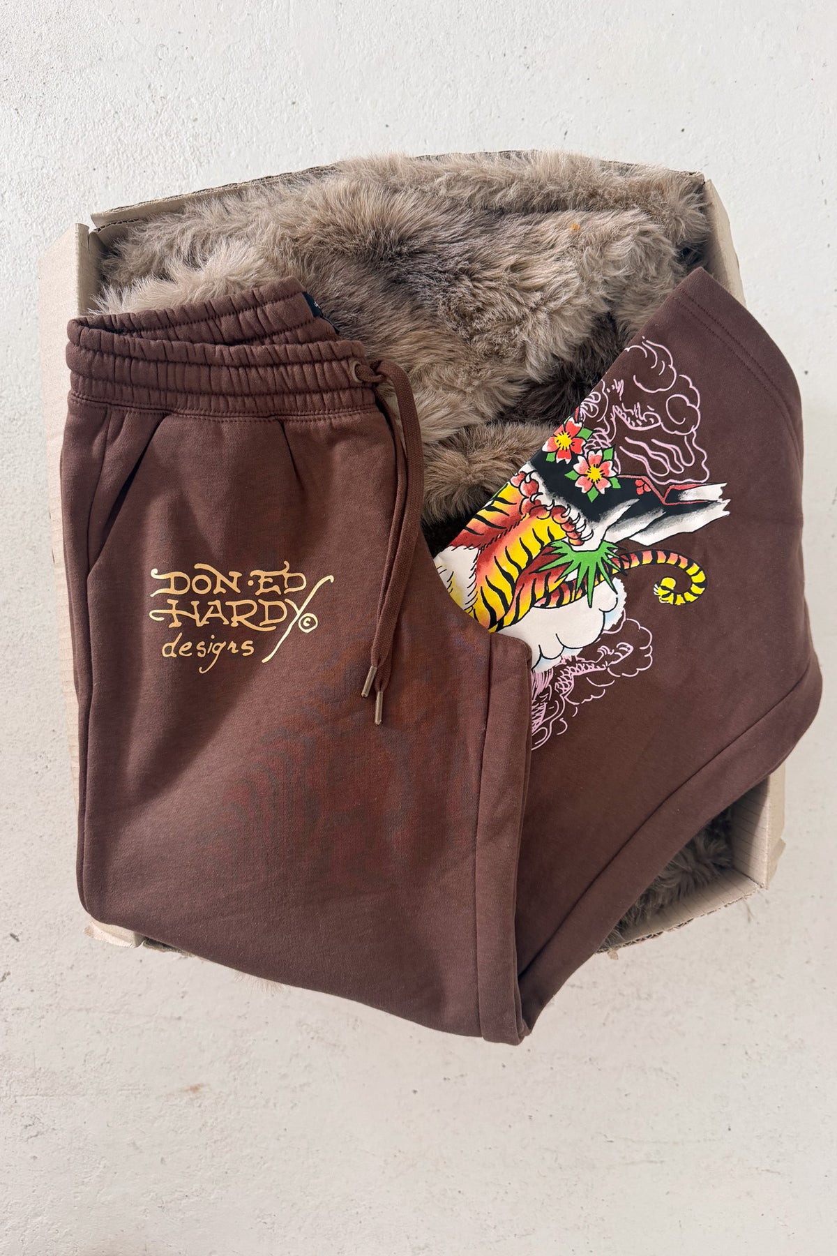 ED HARDY brown pants ★ Size medium