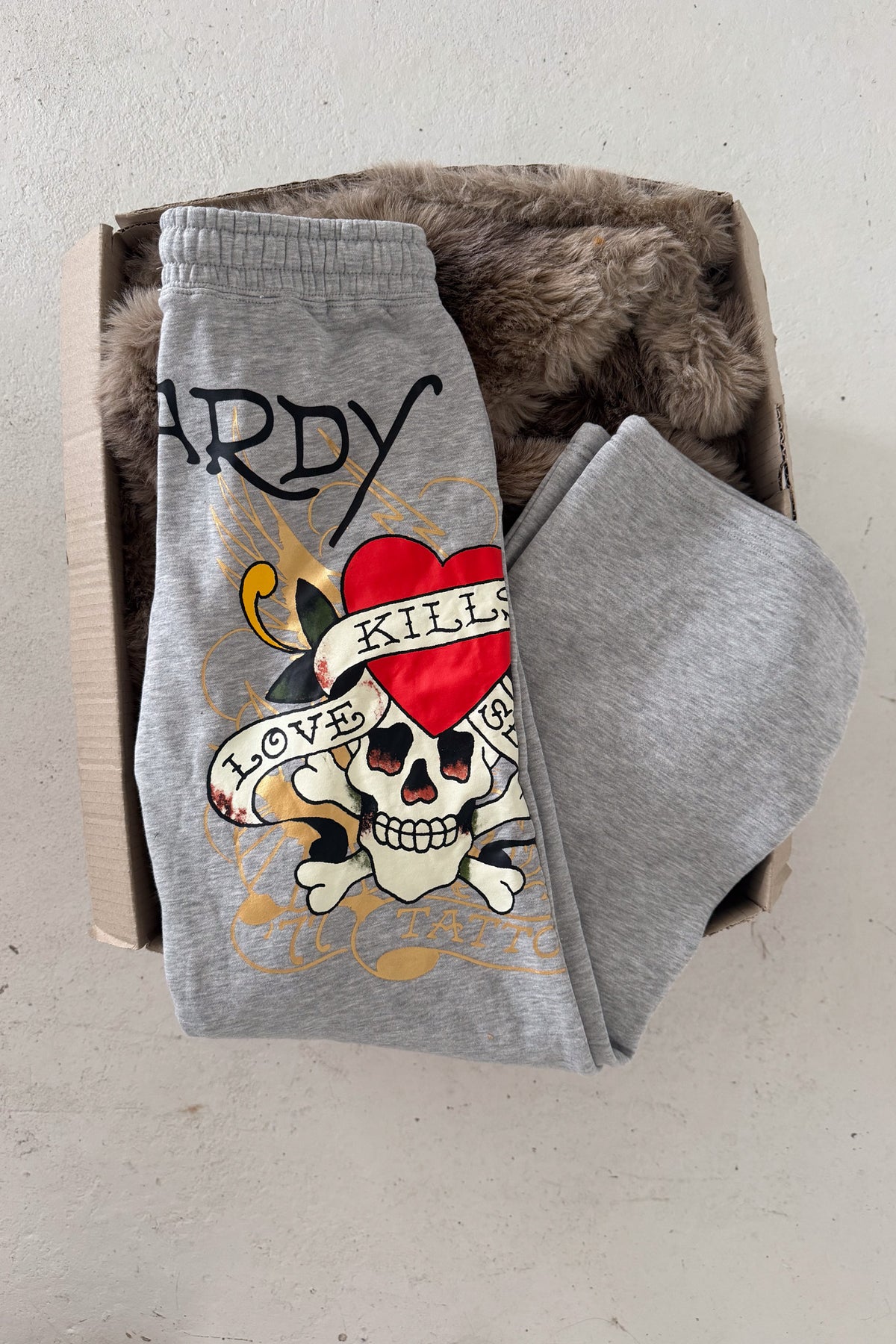 ED HARDY grey pants ★ Size small