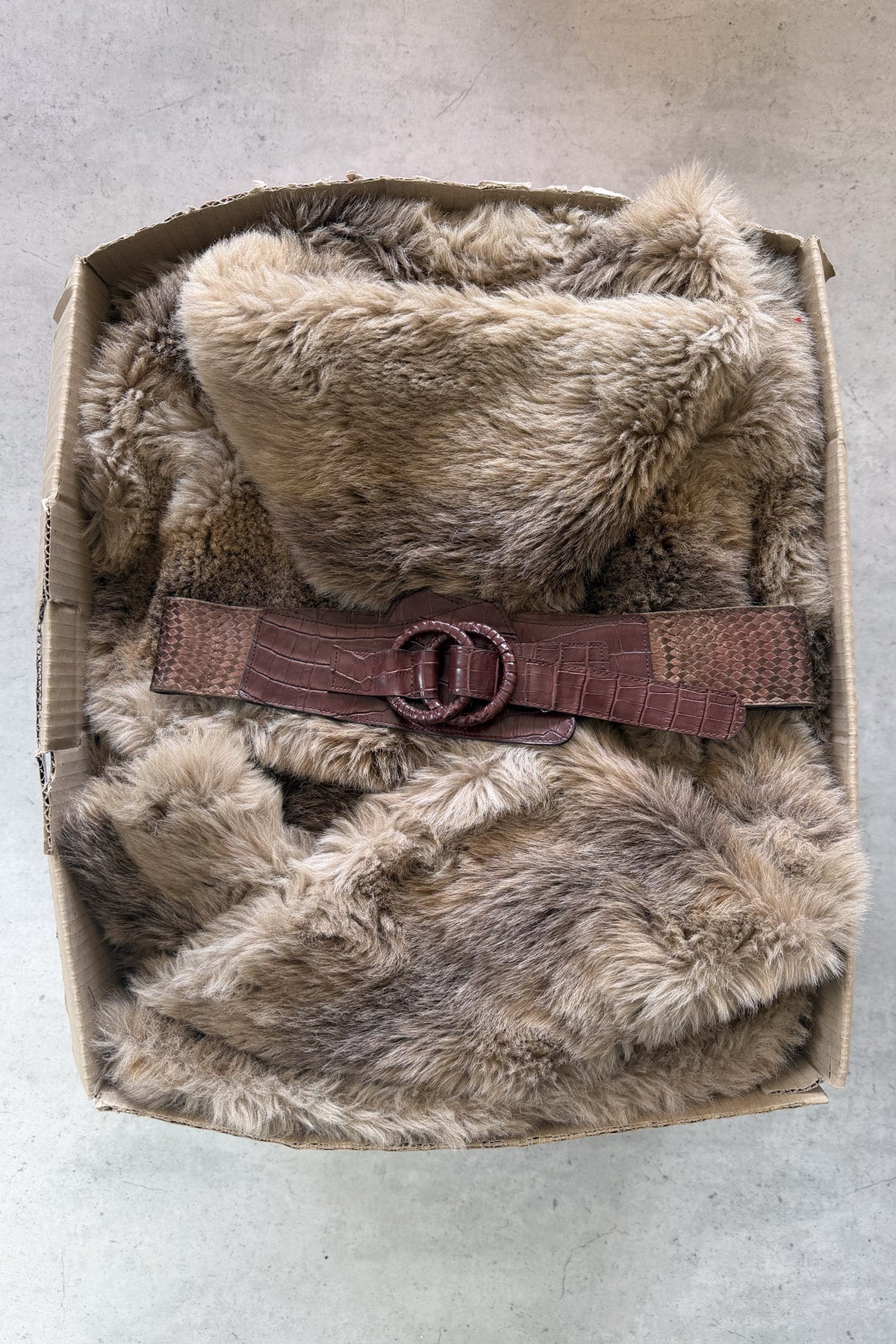 Brown leather festival belt  ★  XS,S,M