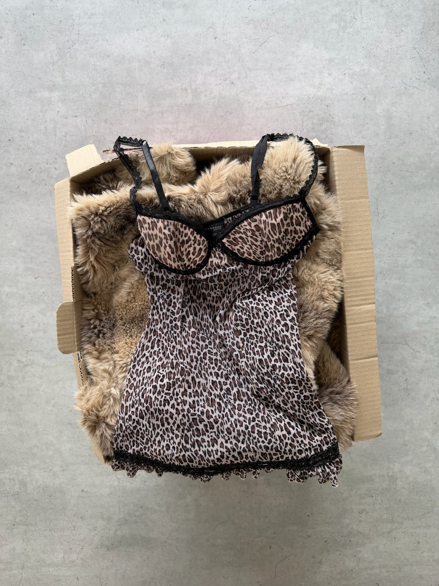 RAMPAGE leopard cami top/dress ★ Size labelled small