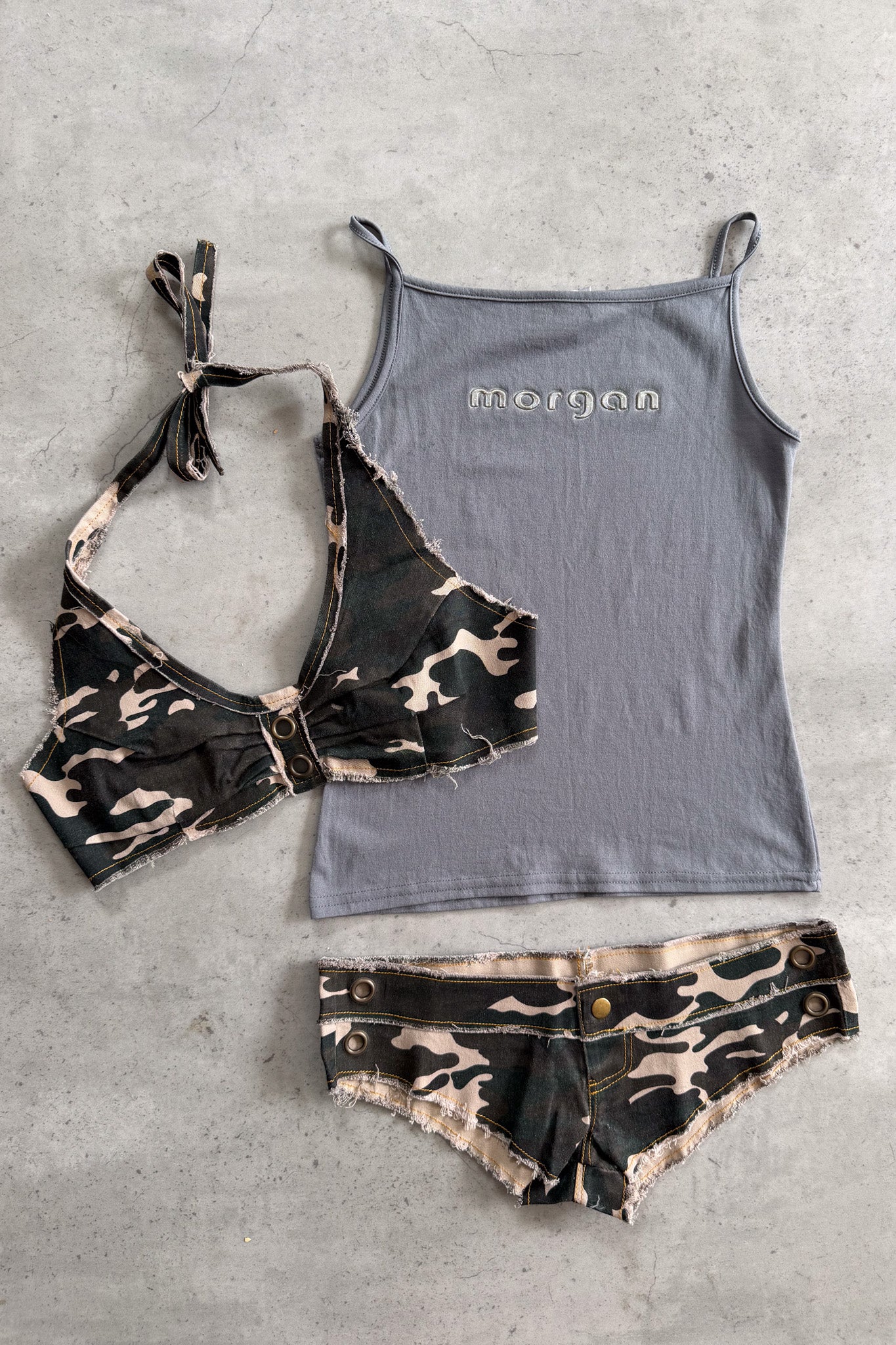 MORGAN DE TOI silver spellout tank ★ Size estimated medium