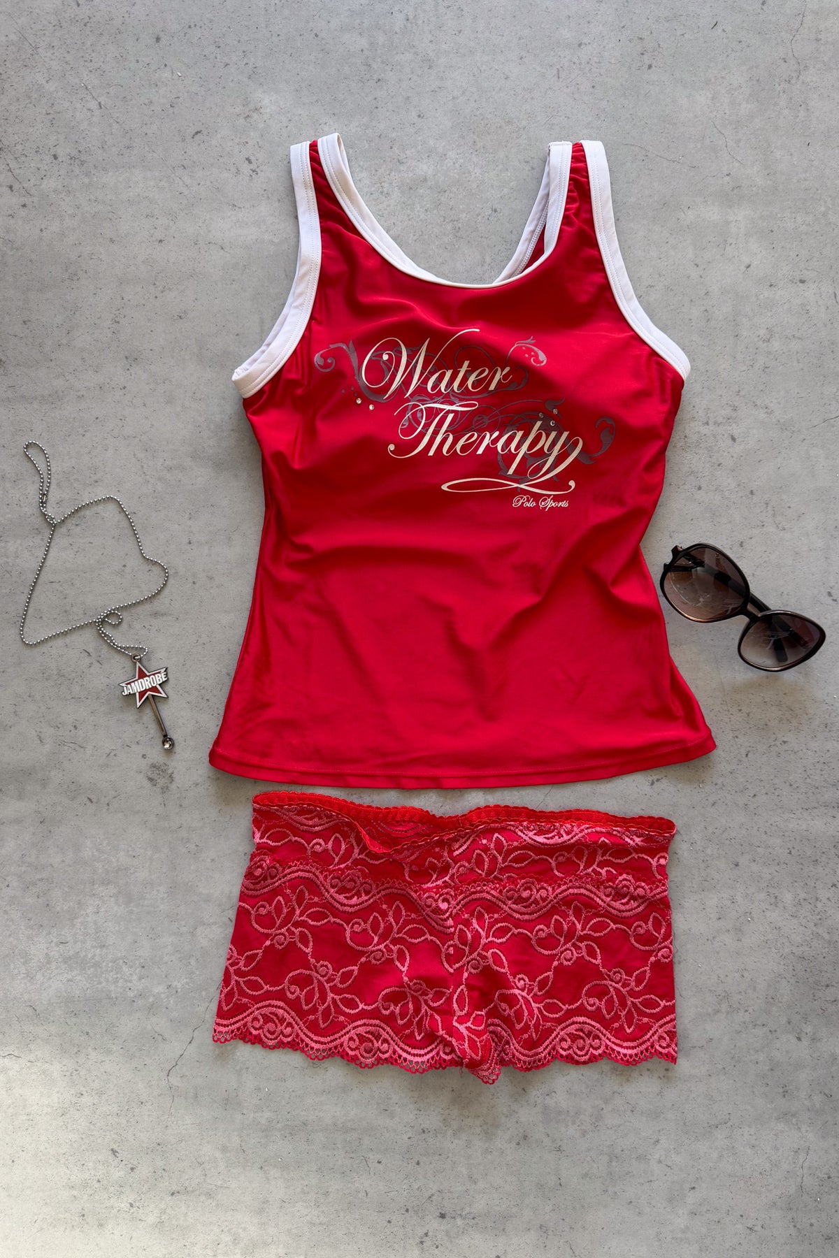RED & PINK floral festival lacey booty shorts ★ SIZES AVAILABLE