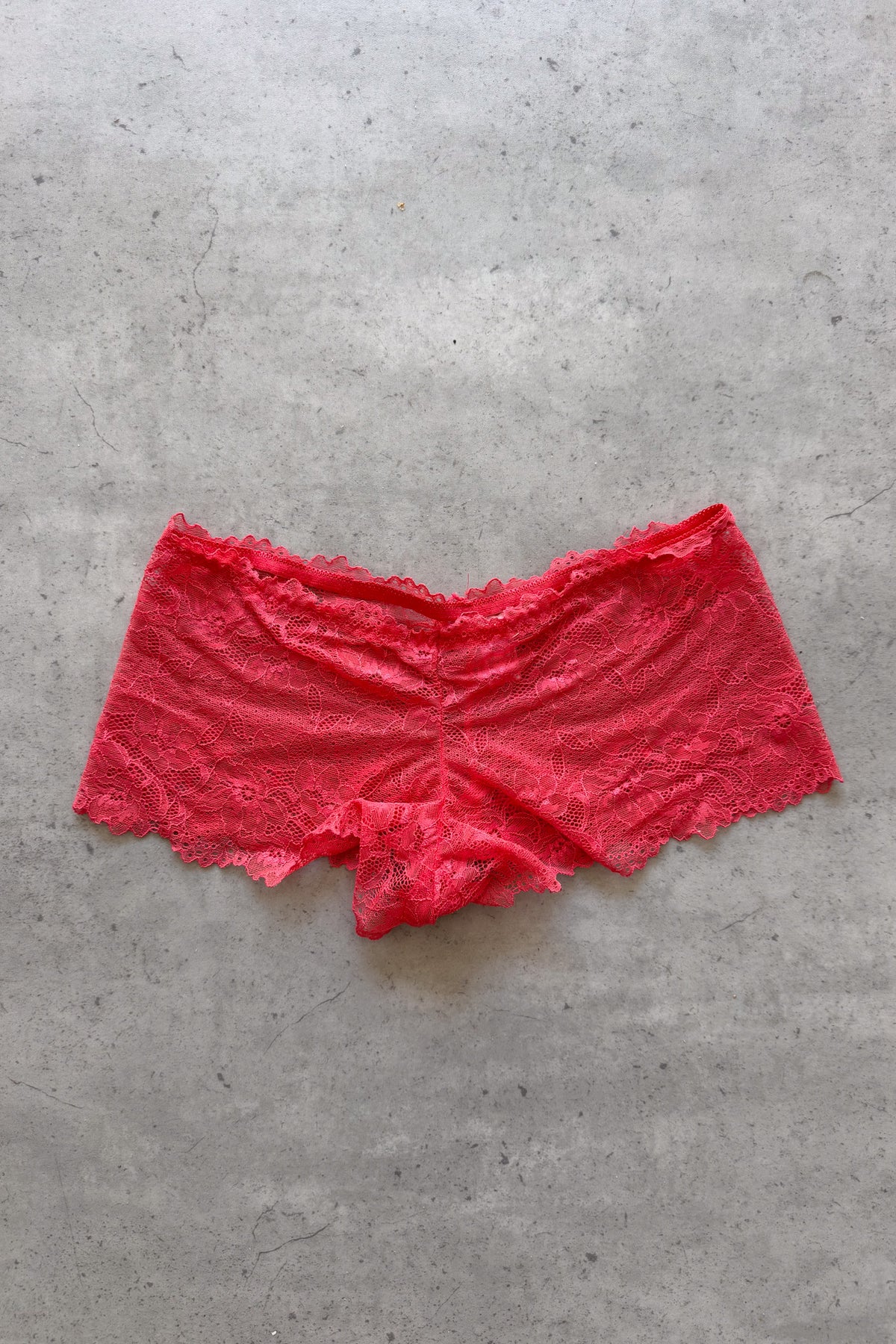 Dark peach festival lacey booty shorts ★ ONE SIZE