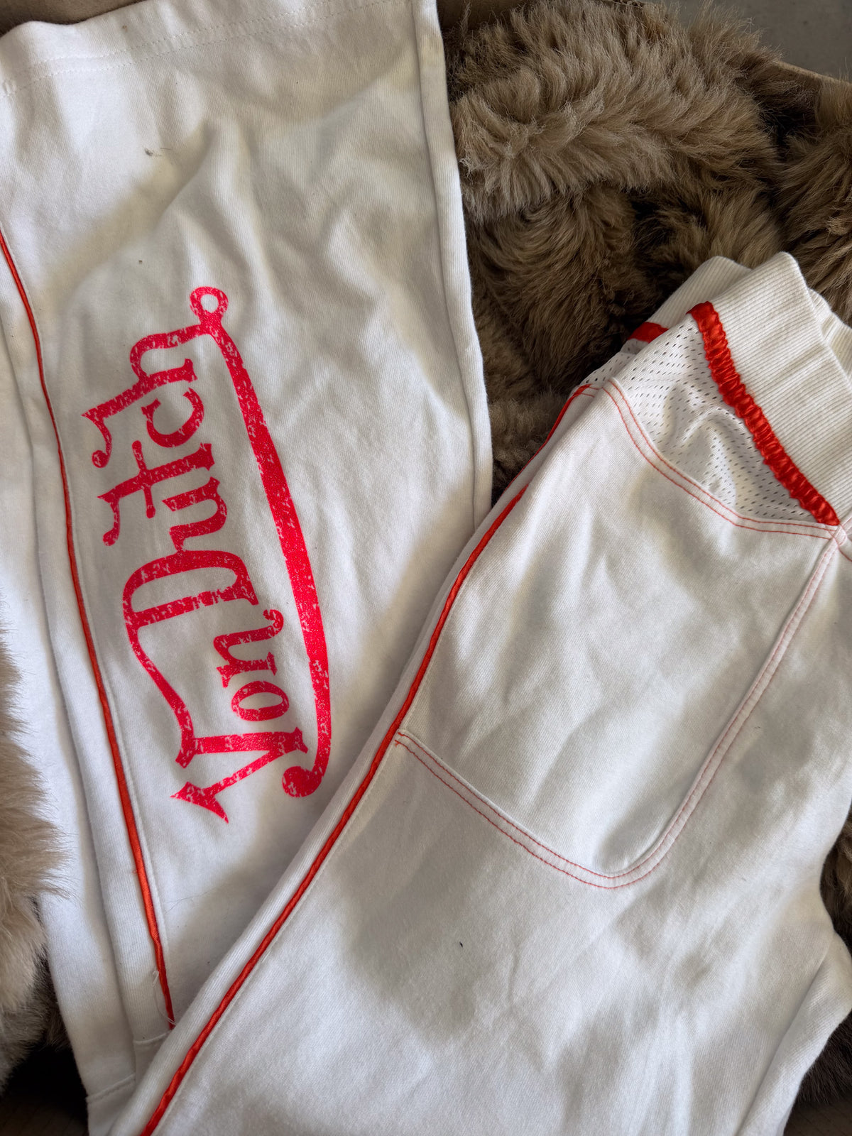 VONDUTCH white trackpants ★ Size est XS