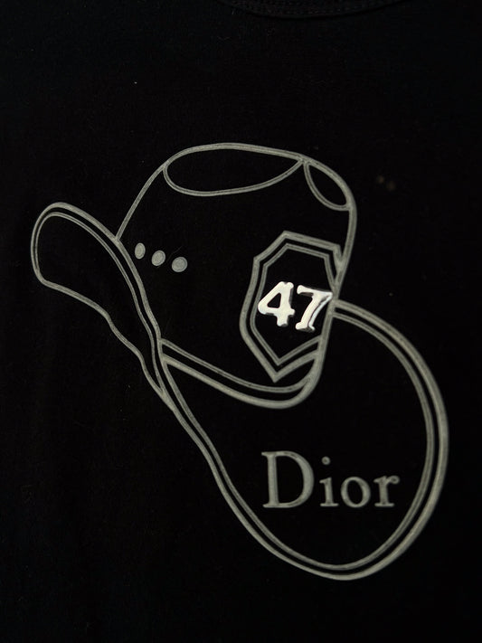 CHRISTIAN DIOR black vintage tee ★ Size estimated medium