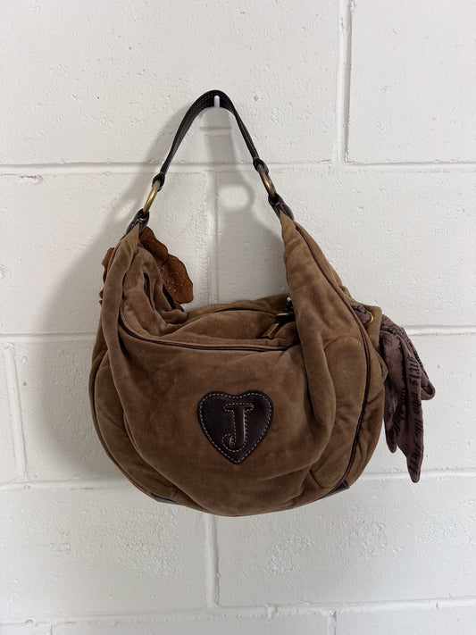 JUICY COUTURE BOLSA velour rare 90's  handbag ★