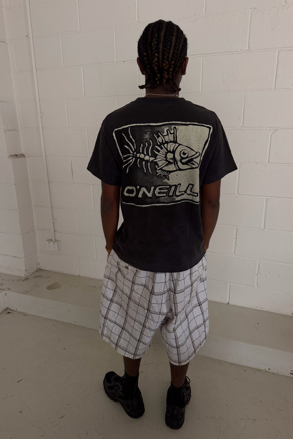 ONEILL fish graphic tee ★ Size estimated medium