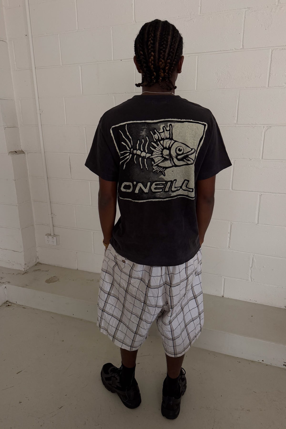 ONEILL fish graphic tee ★ Size estimated medium