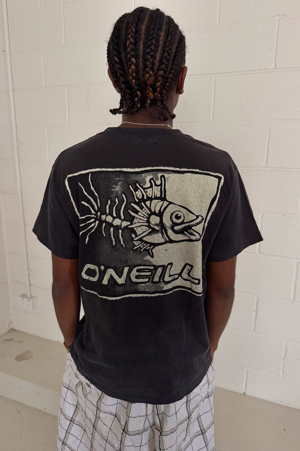 ONEILL fish graphic tee ★ Size estimated medium