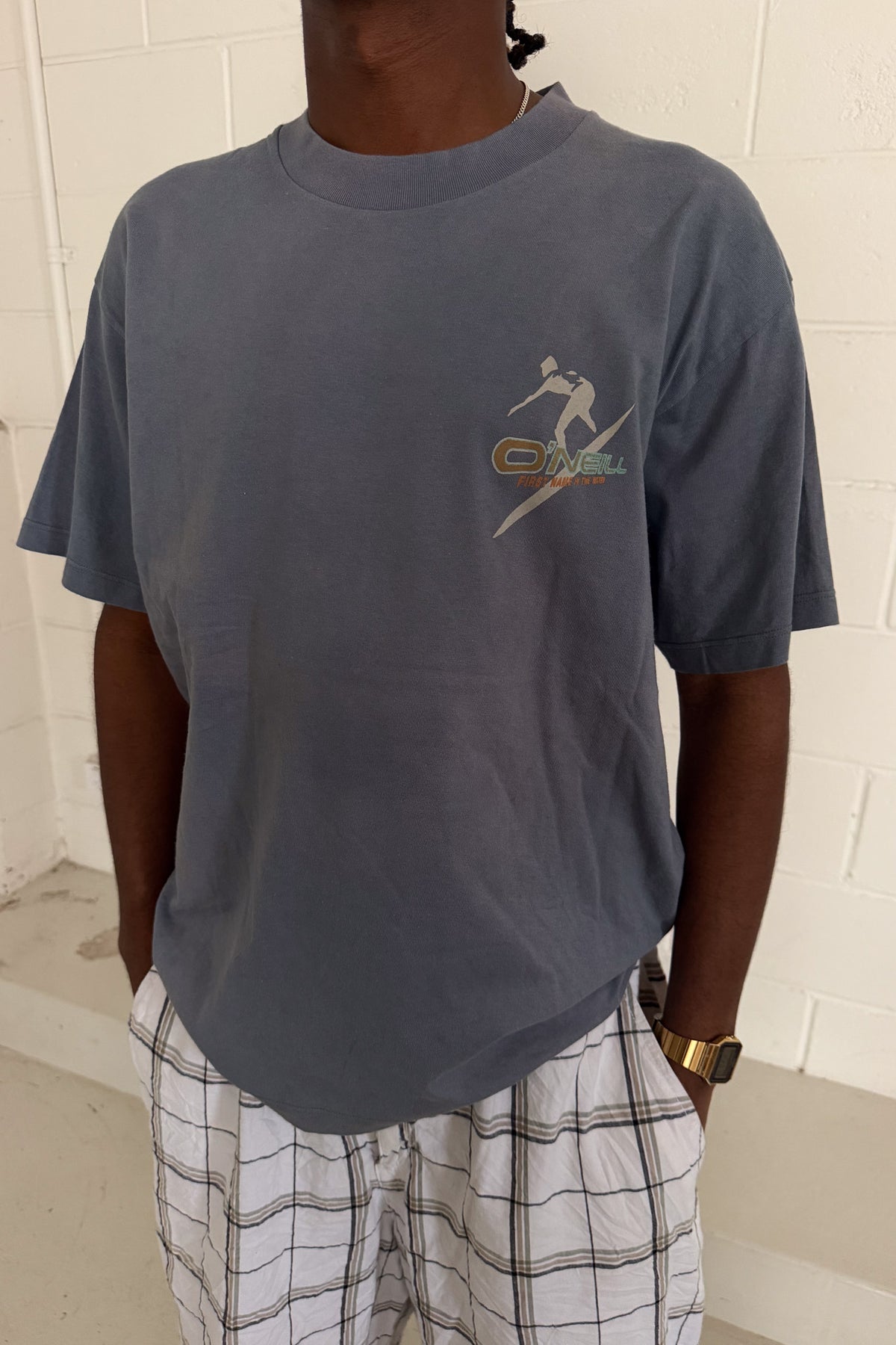 O'NEILL blue graphic tee ★ Size medium
