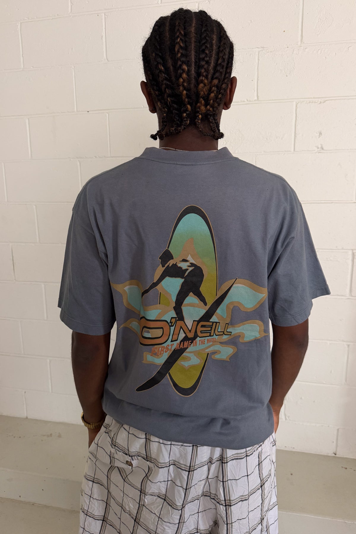 O'NEILL blue graphic tee ★ Size medium