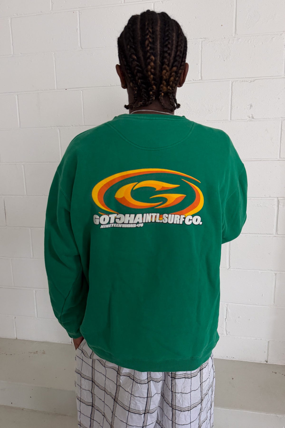 GOTCHA green crewneck ★ Size medium