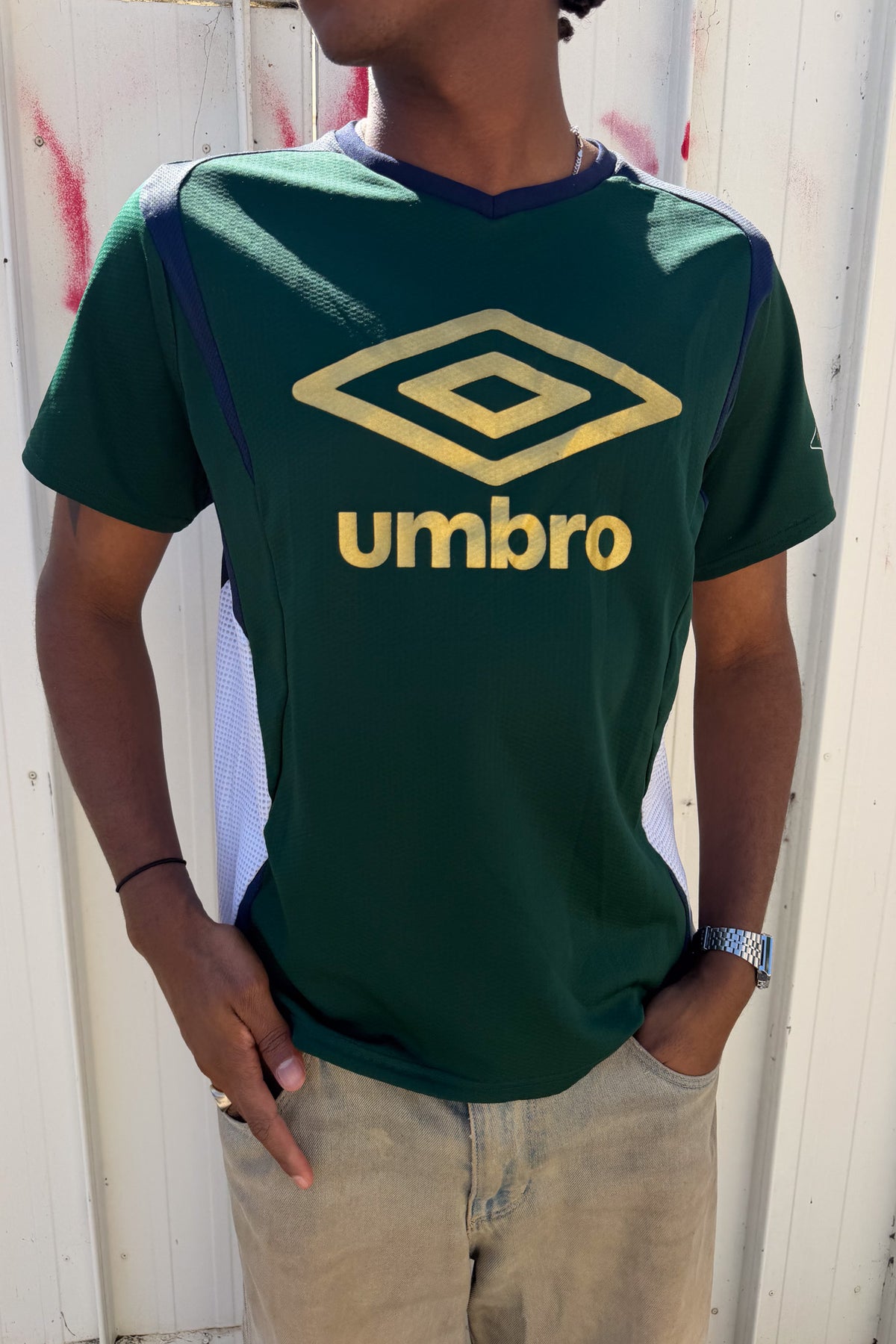 UMBRO green jersey ★ Size est small