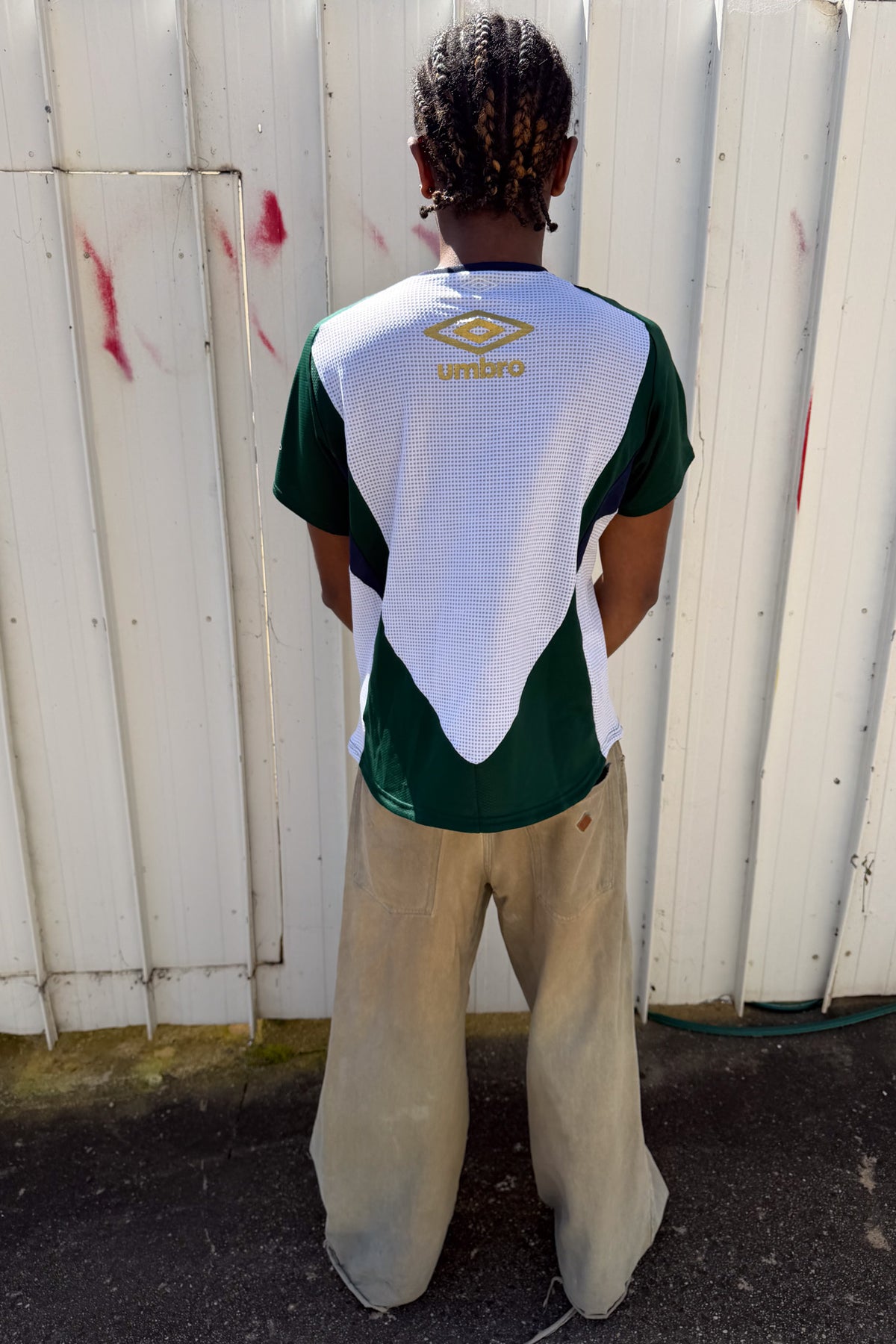 UMBRO green jersey ★ Size est small