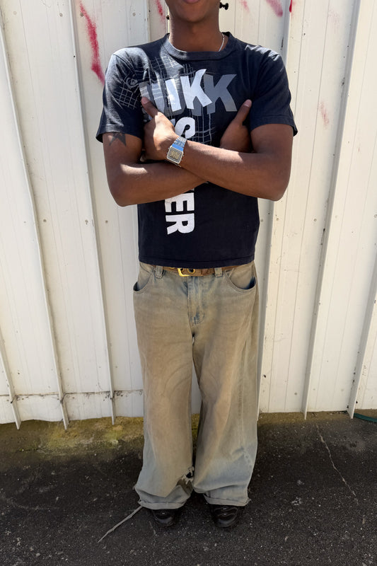 QUICKSILVER navy graphic tee  ★ Size labelled medium