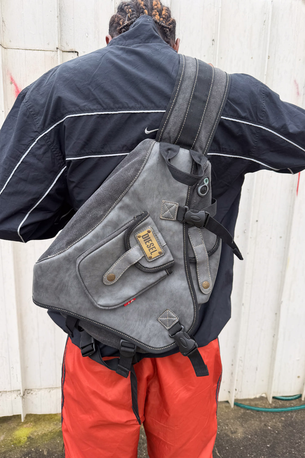 DIESEL vintage satchel nap bag ★
