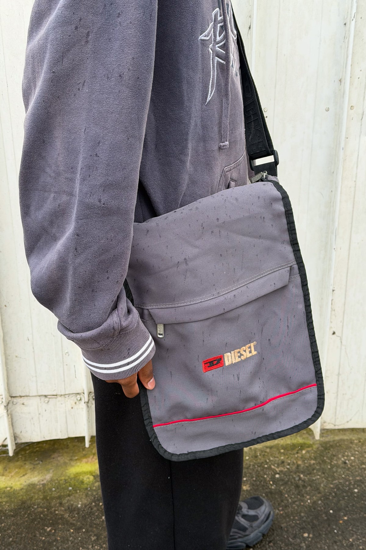 DIESEL vintage satchel nap bag ★