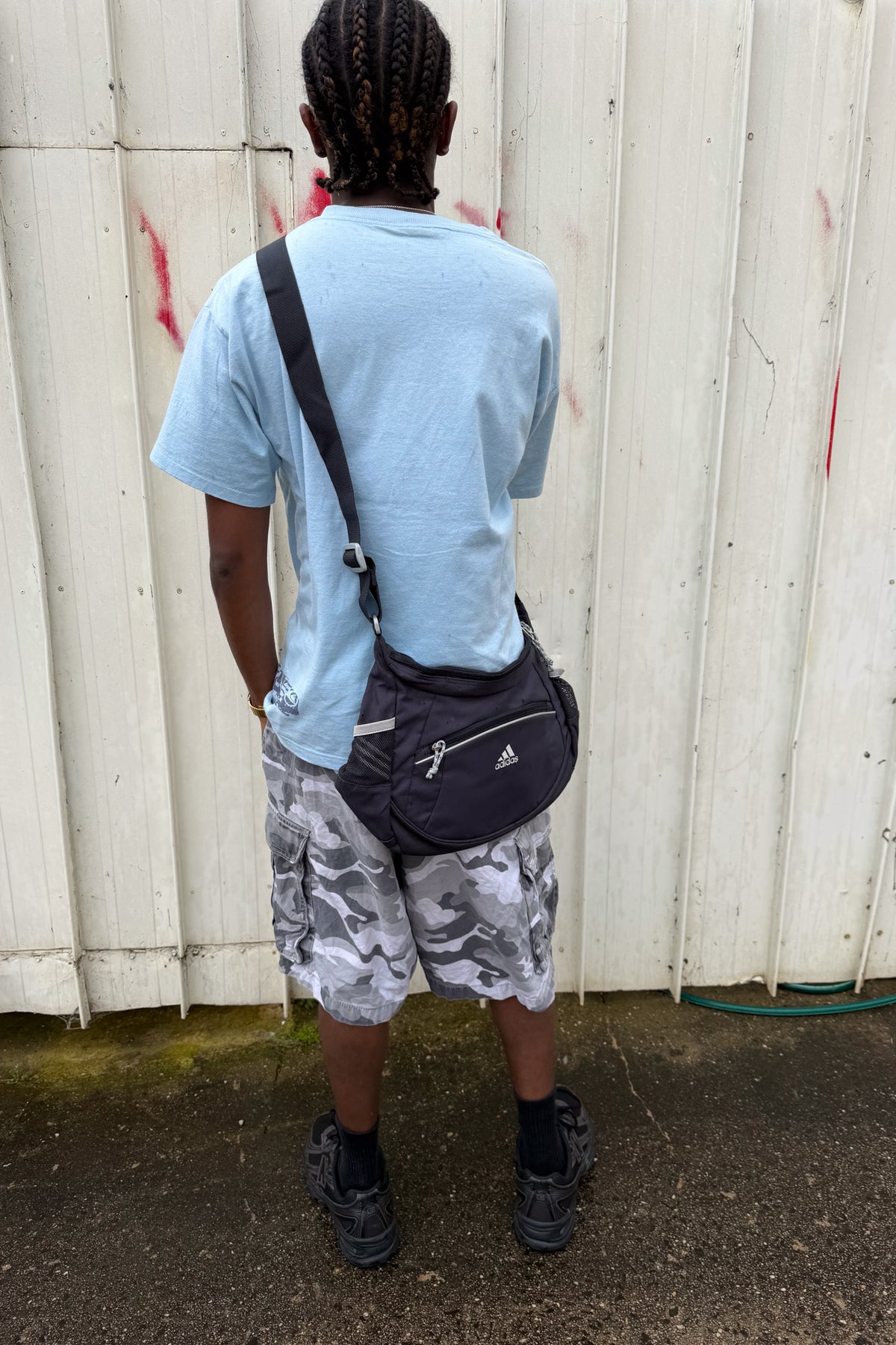 ADIDAS navy bag ★