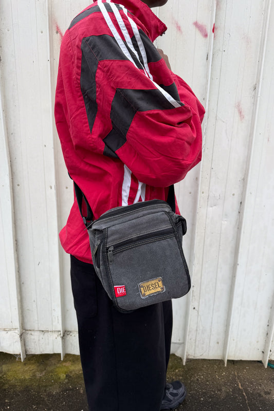 DIESEL black satchel bag ★