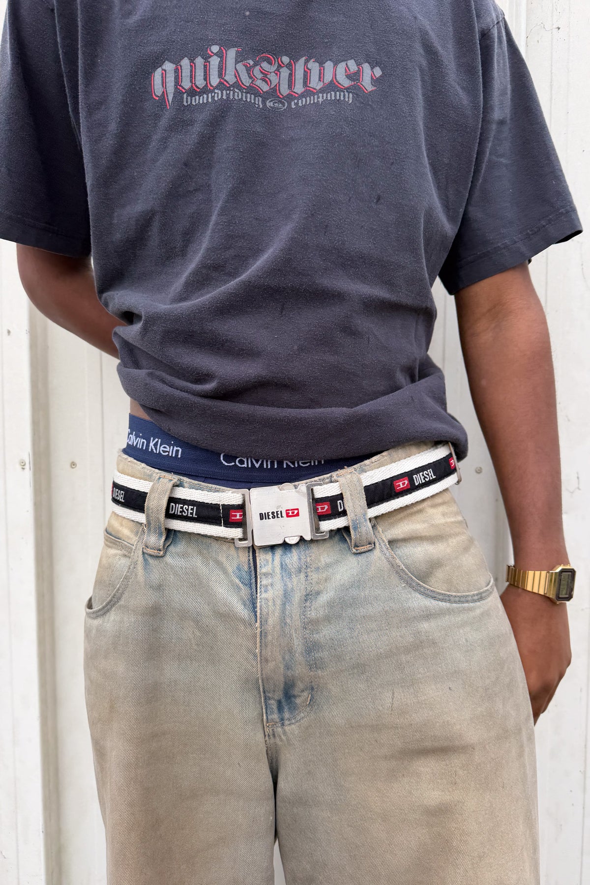 DIESEL vintage click belt  ★  ONE SIZE