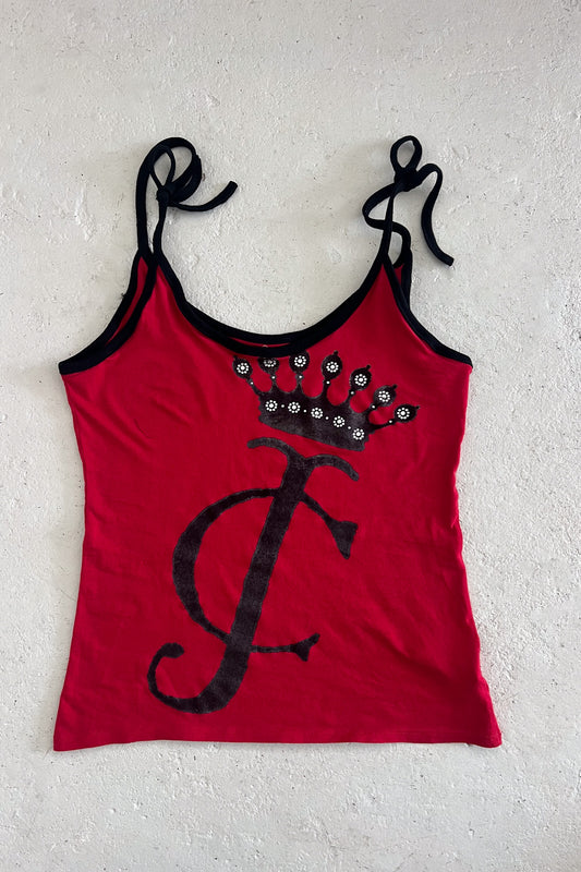 JUICY COUTURE crown graphic tank ★ Size small