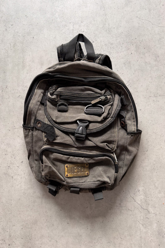 DIESEL born dark grey backpack ★