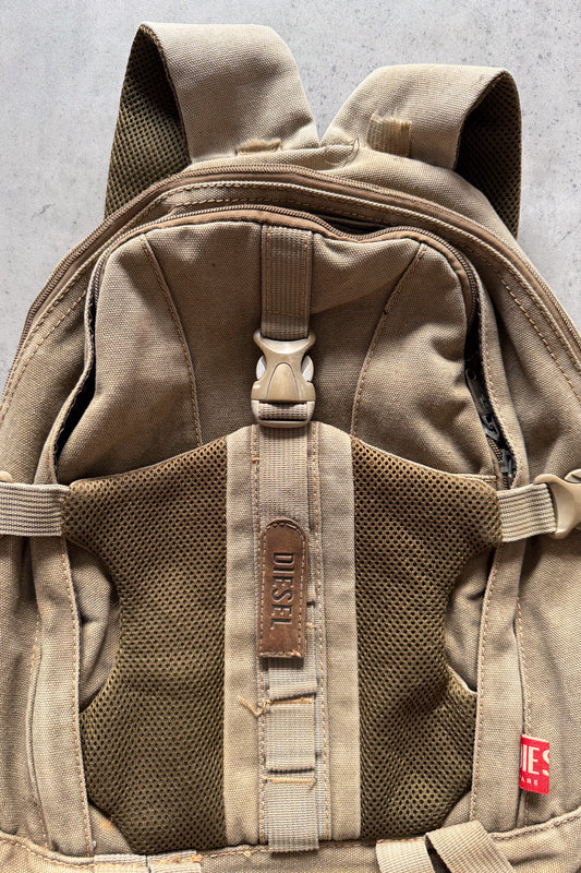 DIESEL khaki backpack ★