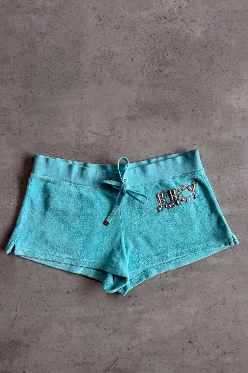 JUICY blue towell booty shorts ★ Size medium