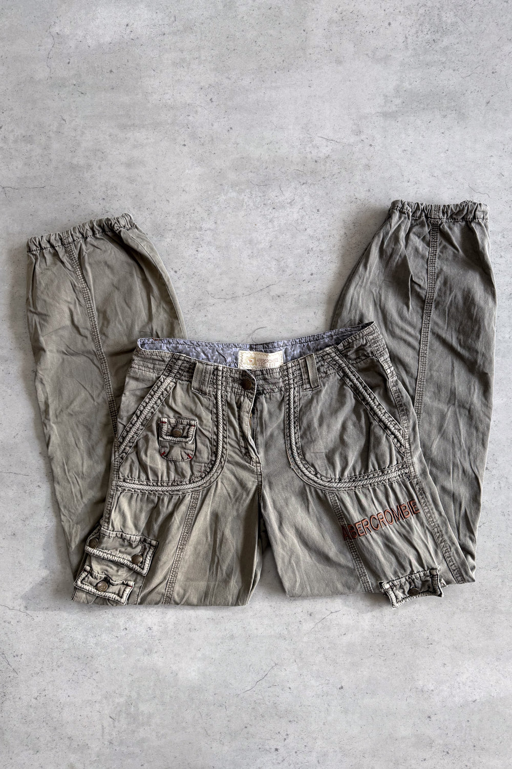ABERCROMBIE khaki cargo pants ★ Size estimated extra small