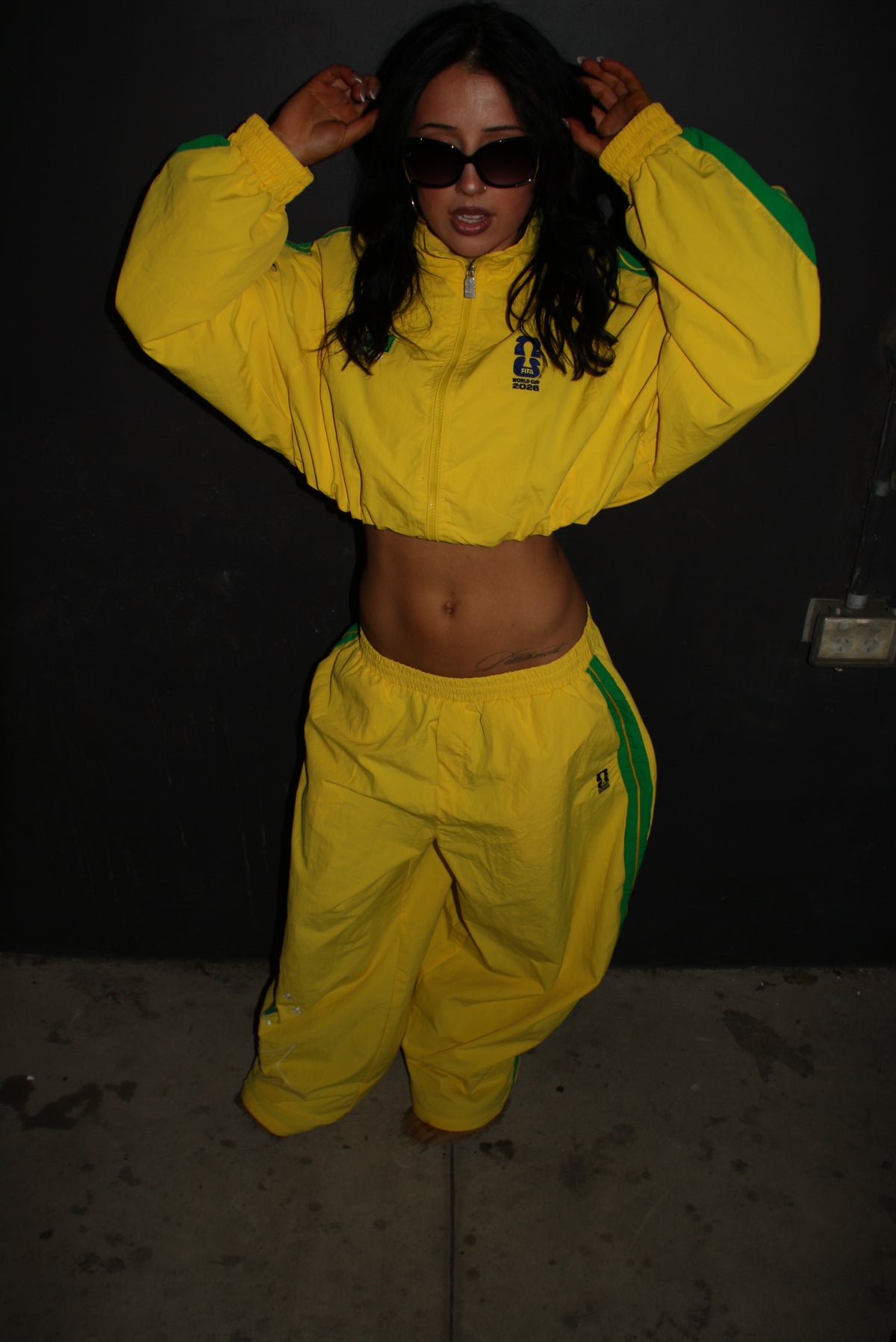 BRASIL vintage track jacket set ★ Size labelled large