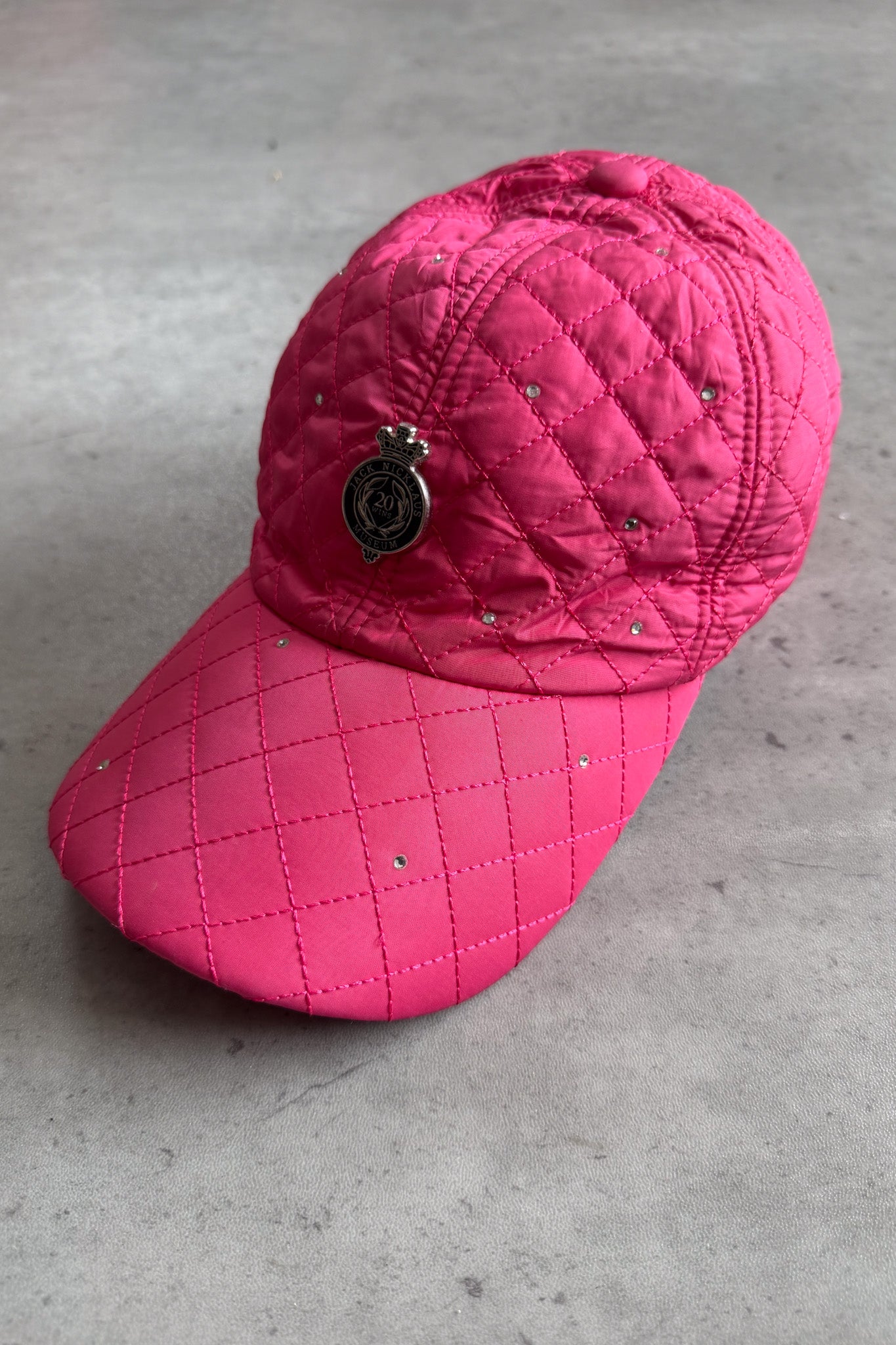 JACK NICKOLAS hot pink cushioned cap