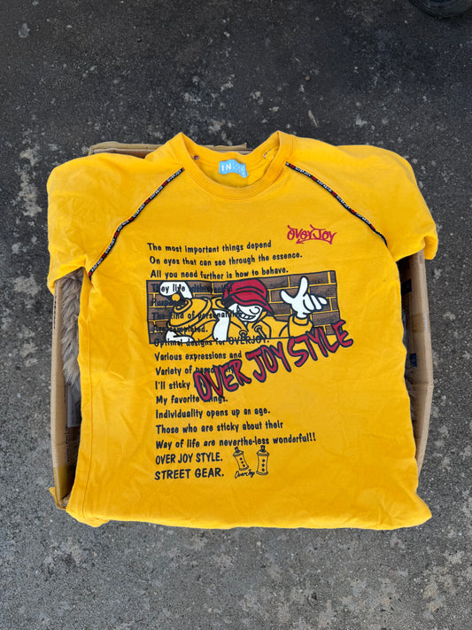 Yellow vintage graphic tee ★  Size est medium