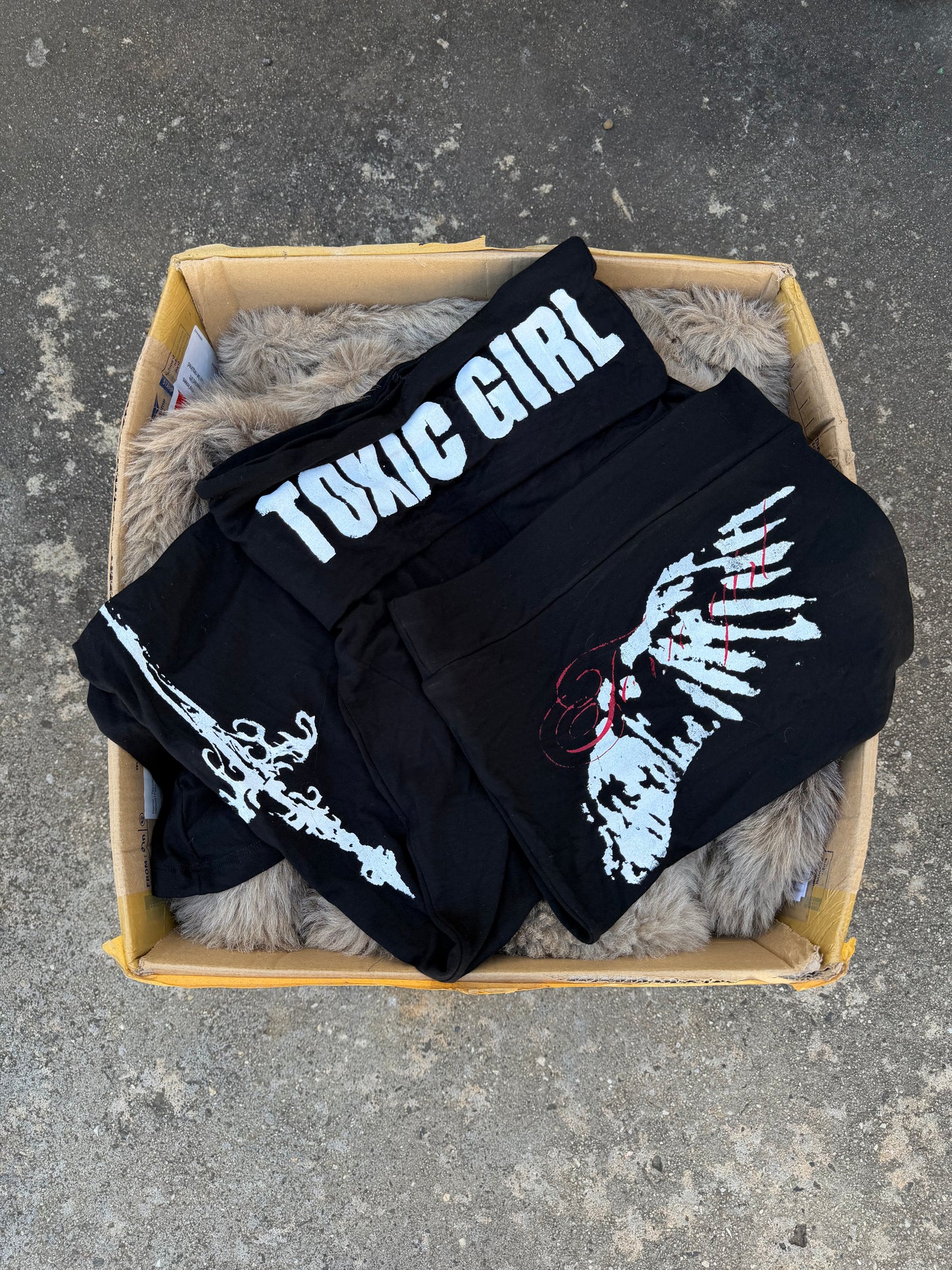 TOXIC GIRL festival set - black ★ Size estimated small