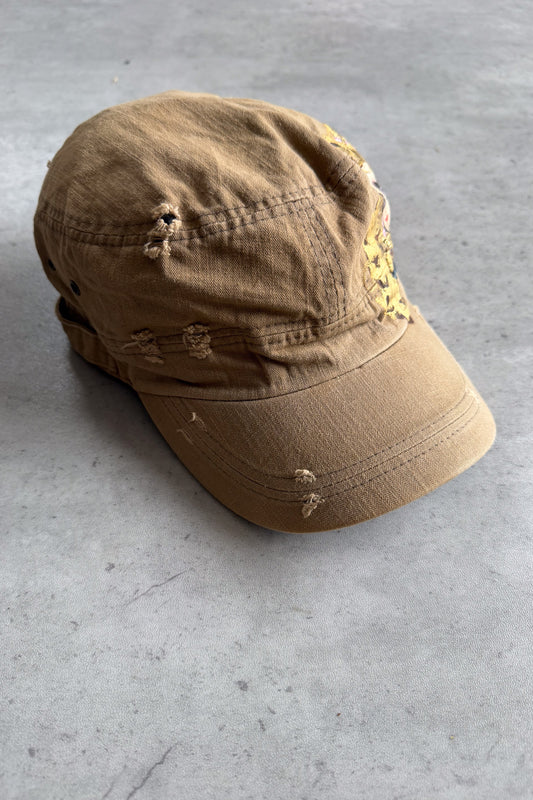 Khaki character painted cadet hat