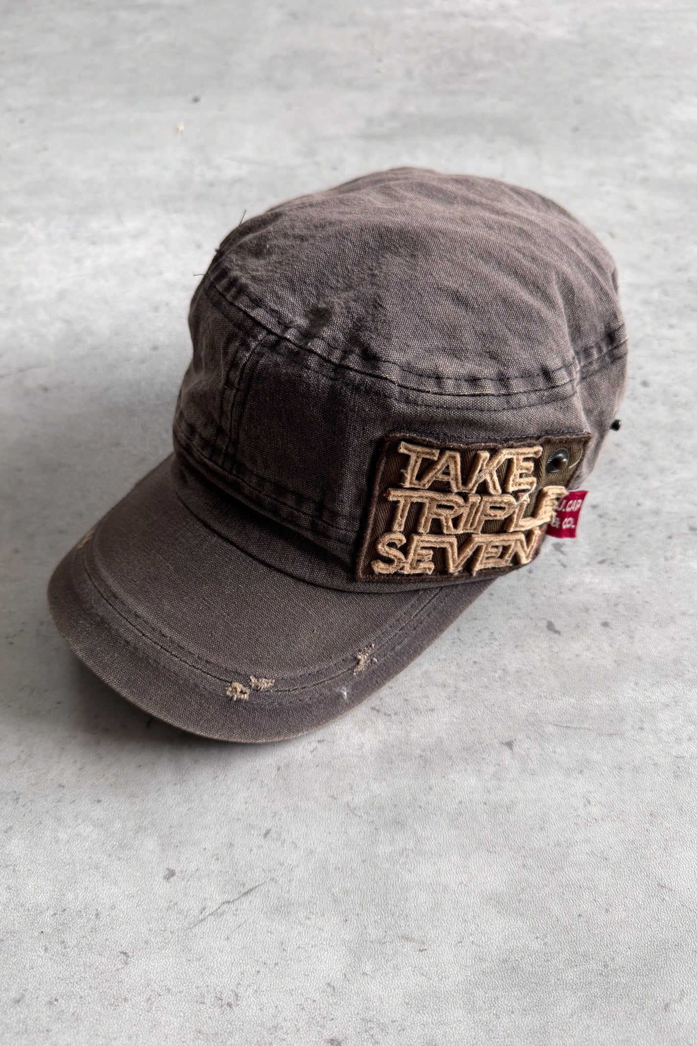 'TAKE TRIPLE SEVEN ' Khaki cadet hat